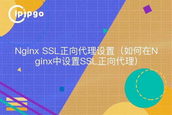 Nginx SSL正向代理设置（如何在Nginx中设置SSL正向代理）