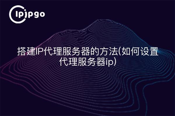 The way to build an IP proxy server (how to set up a proxy server ip)