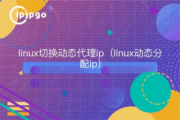 linux切换动态代理ip（linux动态分配ip）
