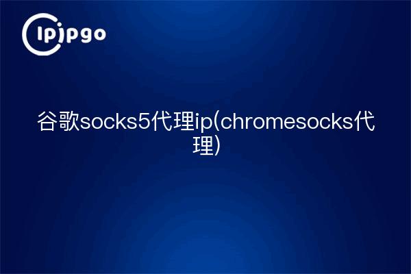 谷歌socks5代理ip(chromesocks代理)