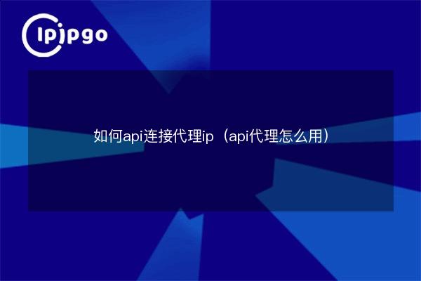 How to api connect proxy ip (api proxy how to use) - IPIPGO