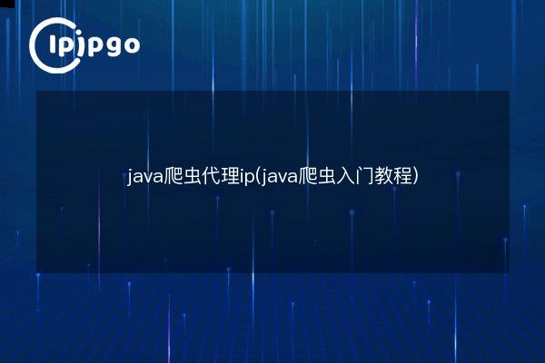 java crawler proxy ip (java crawler tutorial for beginners) - IPIPGO
