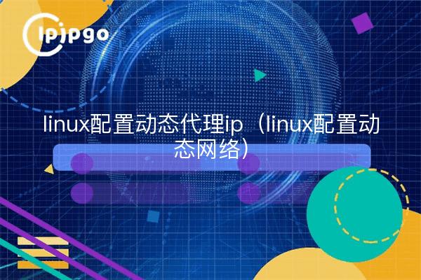 linux配置动态代理ip（linux配置动态网络）
