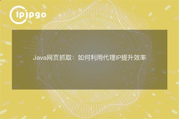 Java web crawling: how to use proxy IP to improve efficiency - IPIPGO