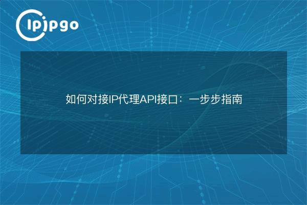 How to interface with the IP Proxy API: a step-by-step guide - IPIPGO