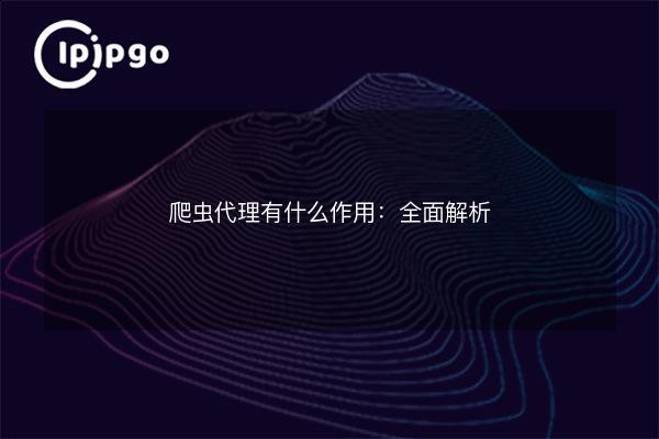 What is the role of a crawler proxy: a comprehensive analysis - IPIPGO