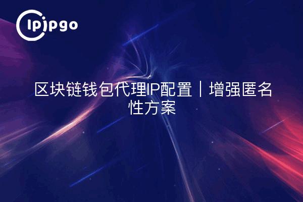 区块链钱包代理IP配置|增强匿名性方案