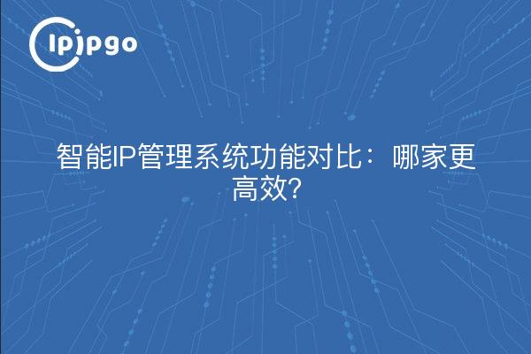 智能IP管理系统功能对比:哪家更高效?