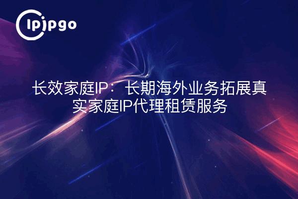 IP doméstica a largo plazo: Servicio de arrendamiento proxy de IP doméstica real para la expansión comercial nacional a largo plazo