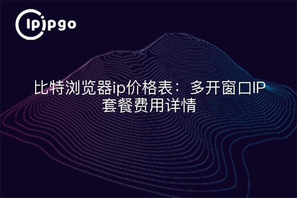 Lista de precios de Bitbrowser ip: detalles del coste del paquete IP de ventanas multiabiertas