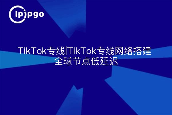 TikTok专线|TikTok专线网络搭建 全球节点低延迟