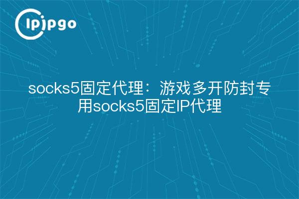 Socks5 fester Proxy: Socks5 fester IP-Proxy mit mehreren offenen Spielen und Anti-Blocking-Funktion