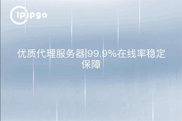 优质代理服务器|99.9%在线率稳定保障