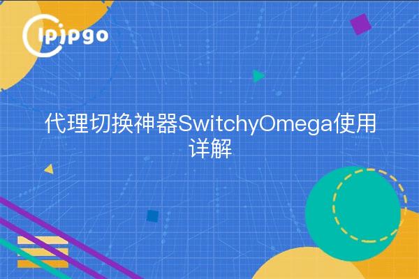 Proxy switching artifact SwitchyOmega use details