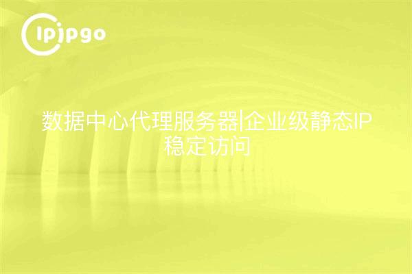 Servidor proxy para centros de datos | Acceso estable a IP estática para empresas