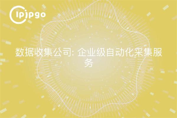 Datenerfassungsunternehmen: Automatisierte Erfassungsdienste auf Unternehmensebene
