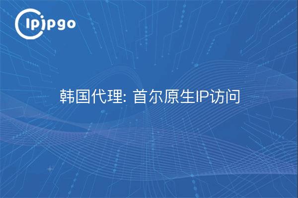 Korea Proxy: Seoul Native IP Access