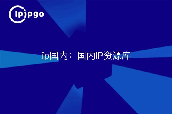 ip国内：国内IP资源库