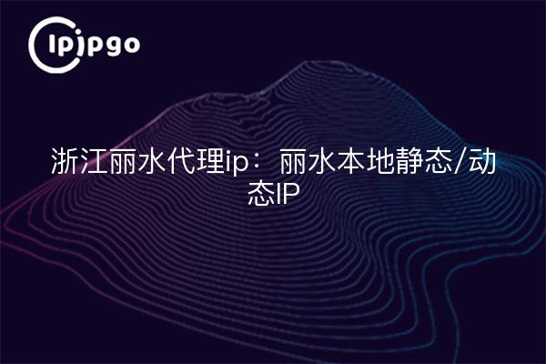 浙江丽水代理ip：丽水本地静态/动态IP