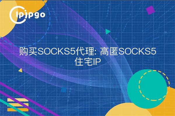 Acheter un proxy SOCKS5 : IP résidentielles SOCKS5 en grande quantité