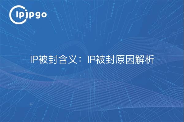 Meaning of IP blocking: Analysis of reasons for IP blocking