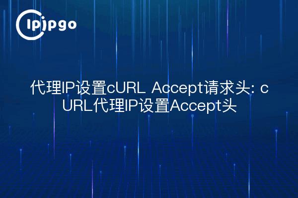 Proxy IP Setting cURL Accept Request Header: cURL Proxy IP Setting Accept Header