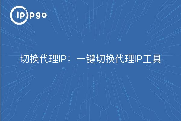 切换代理IP:一键切换代理IP工具