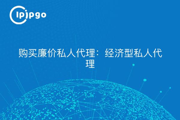 Buy Cheap Private Proxy: Economy Private Proxy