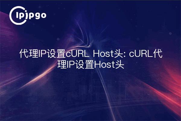 Proxy IP Setting cURL Host Header : cURL Proxy IP Setting Host Header