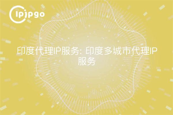 印度代理IP服务: 印度多城市代理IP服务