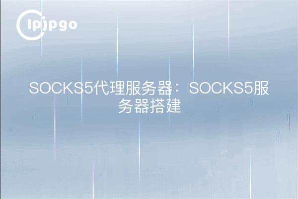 SOCKS5代理服务器：SOCKS5服务器搭建