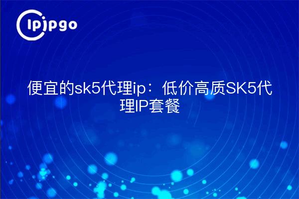 Cheap sk5 proxy ip: low price high quality SK5 proxy ip package