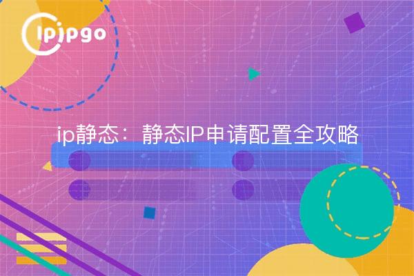 ip静态:静态IP申请配置全攻略