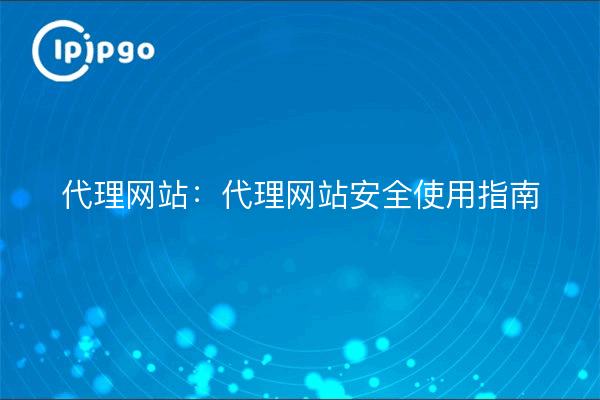 Proxy Sites: Guidelines for Secure Use of Proxy Sites