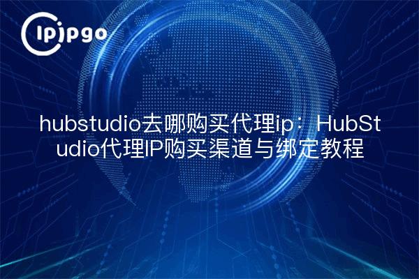 hubstudio去哪购买代理ip：HubStudio代理IP购买渠道与绑定教程
