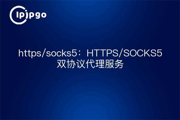 https/socks5: HTTPS/SOCKS5-Doppelprotokoll-Proxydienst