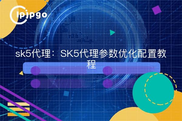 sk5代理:SK5代理参数优化配置教程
