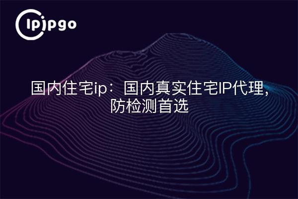 国内住宅ip:国内真实住宅IP代理,防检测首选