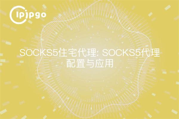SOCKS5住宅代理: SOCKS5代理配置与应用