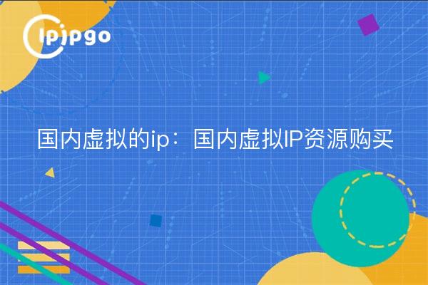 国内虚拟的ip：国内虚拟IP资源购买
