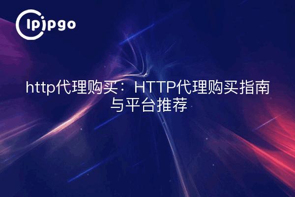Achat d'un proxy HTTP : Guide d'achat d'un proxy HTTP et recommandations pour les plates-formes