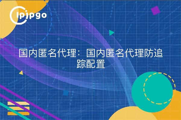 国内匿名代理：国内匿名代理防追踪配置