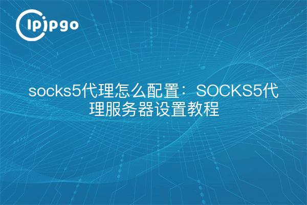 socks5代理怎么配置：SOCKS5代理服务器设置教程