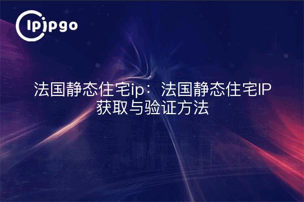 法国静态住宅ip:法国静态住宅IP获取与验证方法