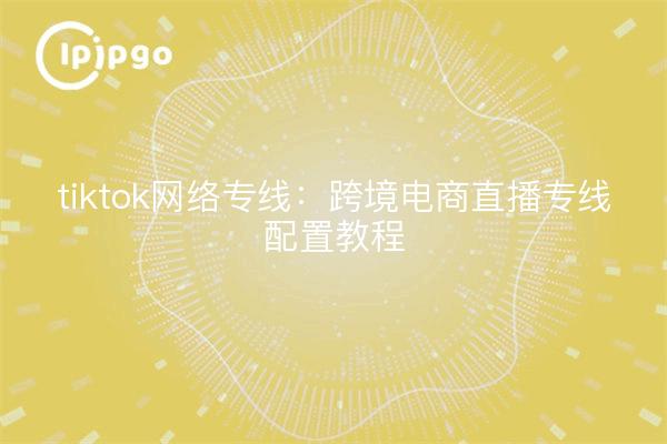 tiktok网络专线：跨境电商直播专线配置教程