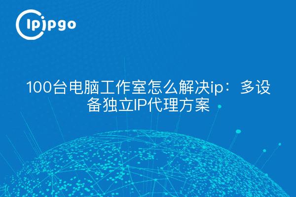 100台电脑工作室怎么解决ip:多设备独立IP代理方案