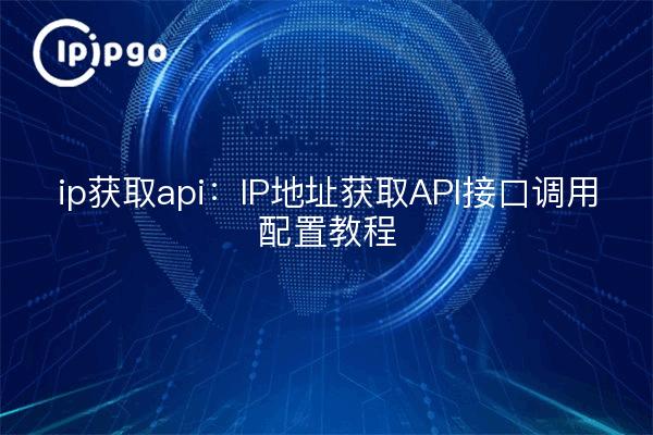 ip获取api：IP地址获取API接口调用配置教程