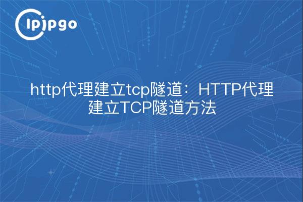 http代理建立tcp隧道：HTTP代理建立TCP隧道方法