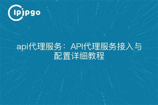 api代理服务：API代理服务接入与配置详细教程
