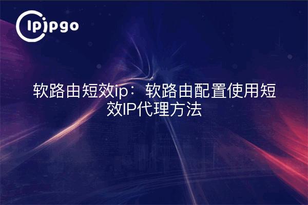 软路由短效ip:软路由配置使用短效IP代理方法